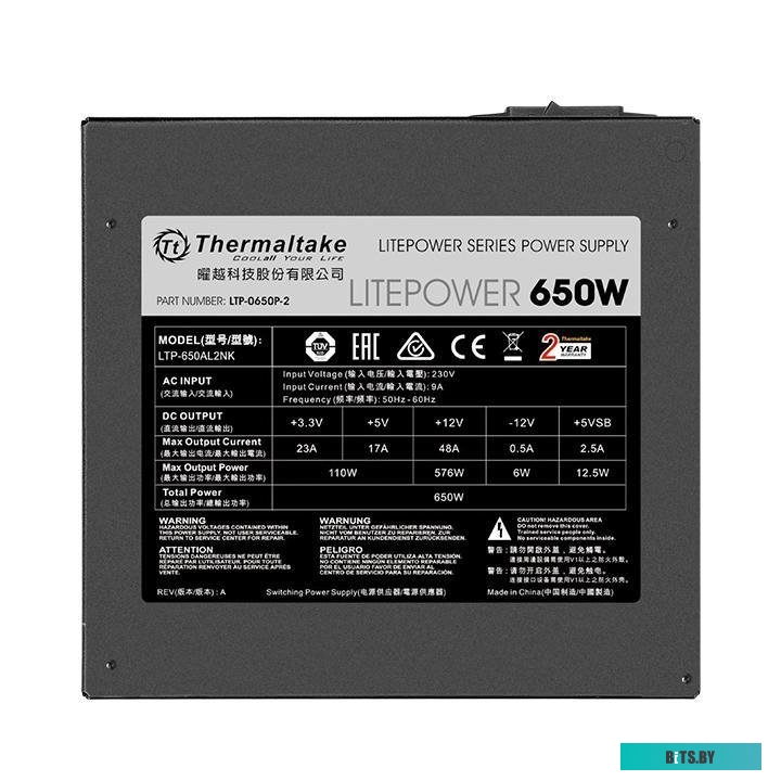 Блок питания Thermaltake Litepower 650W [LTP-0650P-2]