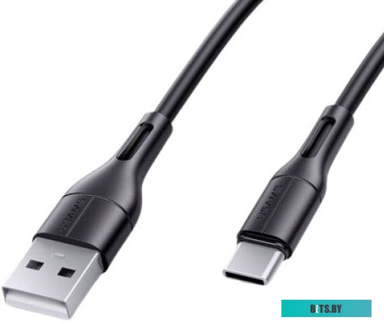 Кабель Usams U68 USB Type-A - USB Type-C SJ501USB01 (1 м, черный)