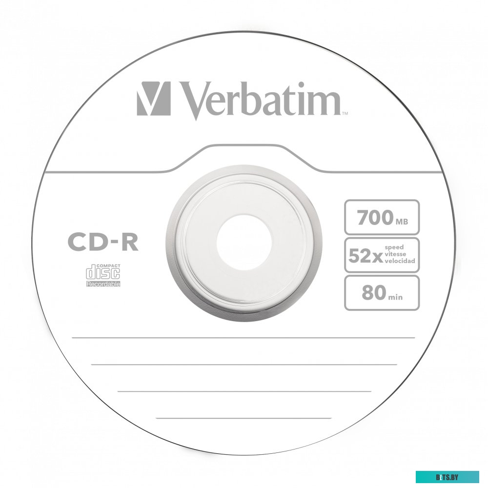 CD-R диск Verbatim 700Mb 52x (43411) (100шт)