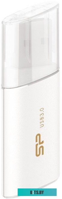 USB накопитель (Флешка) Silicon Power Blaze B06 White 128GB (SP128GBUF3B06V1W)