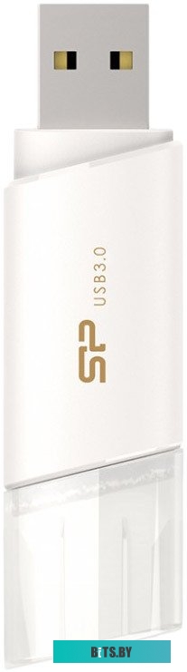 USB накопитель (Флешка) Silicon Power Blaze B06 White 128GB (SP128GBUF3B06V1W)