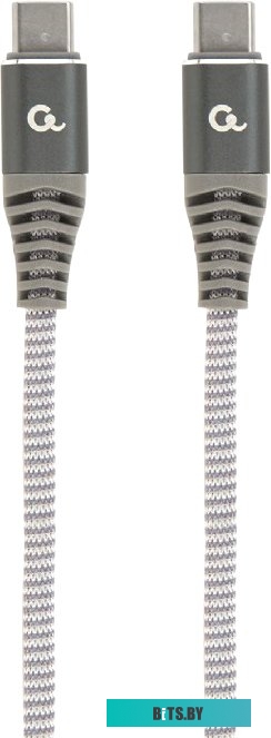 Кабель Cablexpert CC-USB2B-CMCM60-1.5M USB Type-C - USB Type-C (1.5 м, серый)