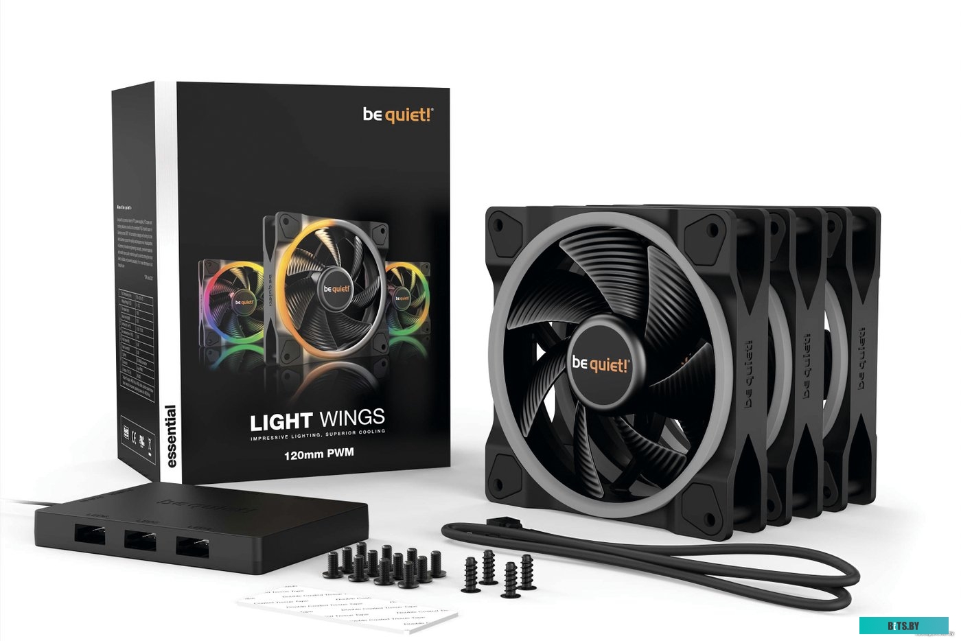 Вентилятор для корпуса be quiet! Light Wings 120mm PWM Triple Pack BL076