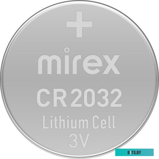Батарейка Mirex CR2032 литиевая  блистер  2 шт 23702-CR2032-E2