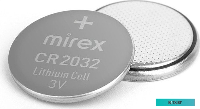 Батарейка Mirex CR2032 литиевая  блистер  2 шт 23702-CR2032-E2