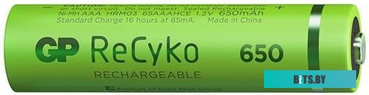 Аккумулятор GP ReCyko AAA 650mAh 4шт <65AAAHCE-5EB4>