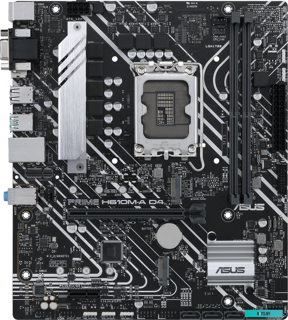 Материнская плата ASUS Prime H610M-A D4 <90MB19P0-M0EAY0>