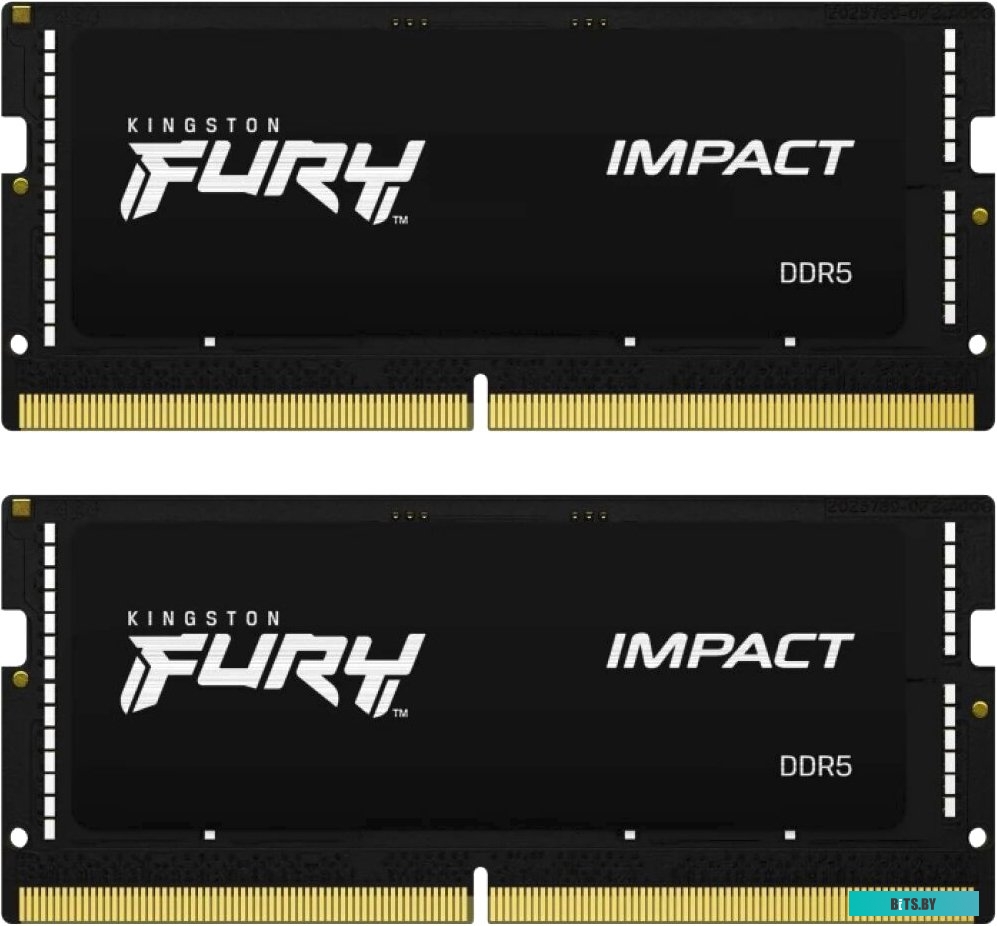 Модуль памяти Kingston FURY Impact 2x8 ГБ DDR5 4800 МГц KF548S38IBK2-16
