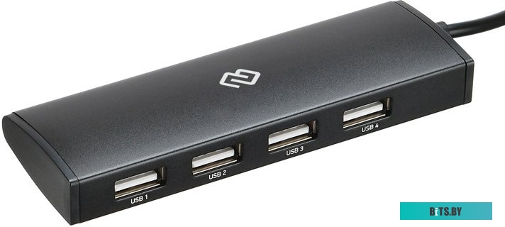 USB-Хаб Digma HUB-4U2.0-UC-B