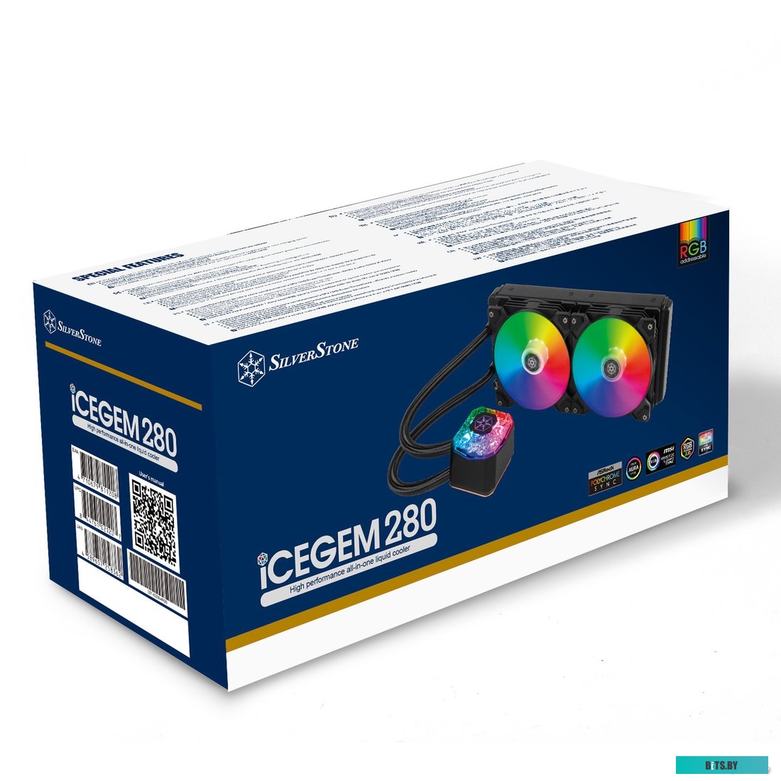 Кулер для процессора SilverStone IceGem 280 <SST-IG280-ARGB>