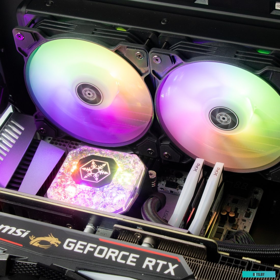 Кулер для процессора SilverStone IceGem 280 <SST-IG280-ARGB>