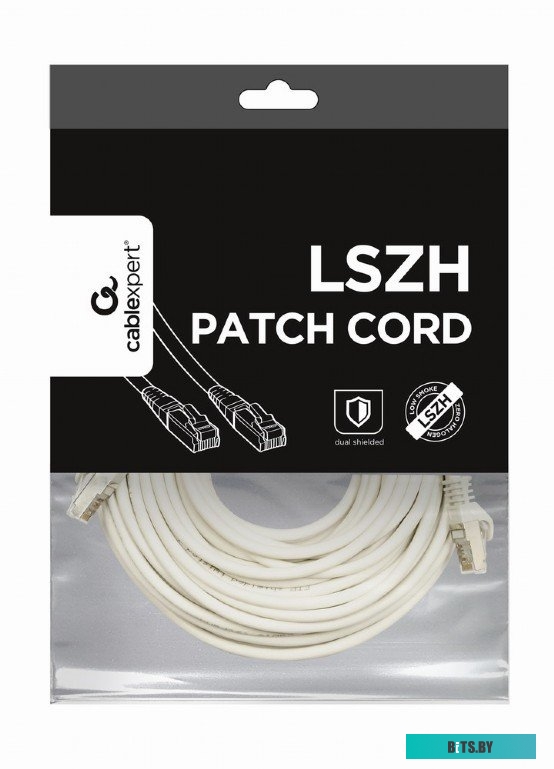 Кабель Cablexpert PP6A-LSZHCU-W-10M RJ45 - RJ45 (10 м, серый)