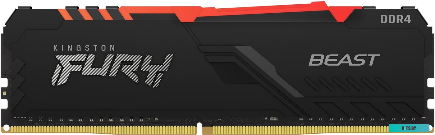 Модуль памяти Kingston FURY Beast RGB 8GB DDR4 PC4-28800 KF436C17BBA/8