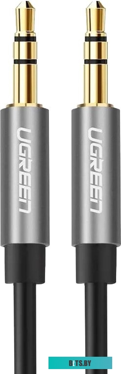 Адаптер Ugreen AV119 10733 3.5 мм - 3.5 мм (1 м, черный/серый)