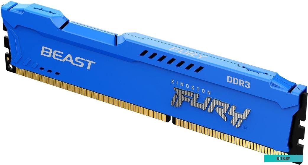 Модуль памяти Kingston Fury Beast Blue 4GB PC3-12800 KF316C10B/4