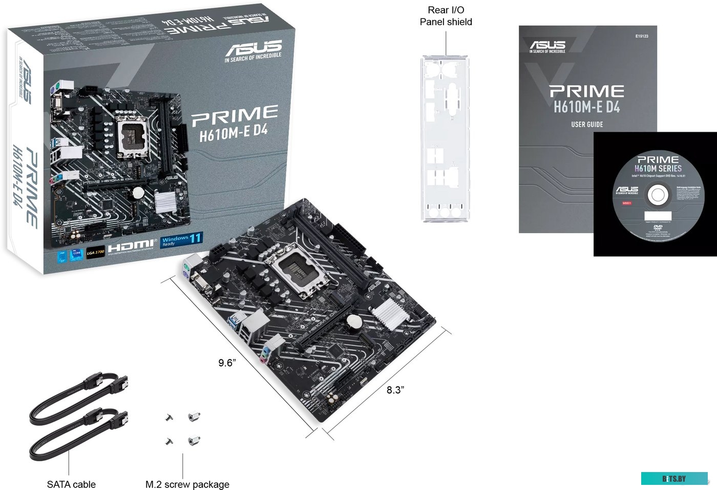 Материнская плата ASUS Prime H610M-E D4 <90MB19N0-M0EAY0>