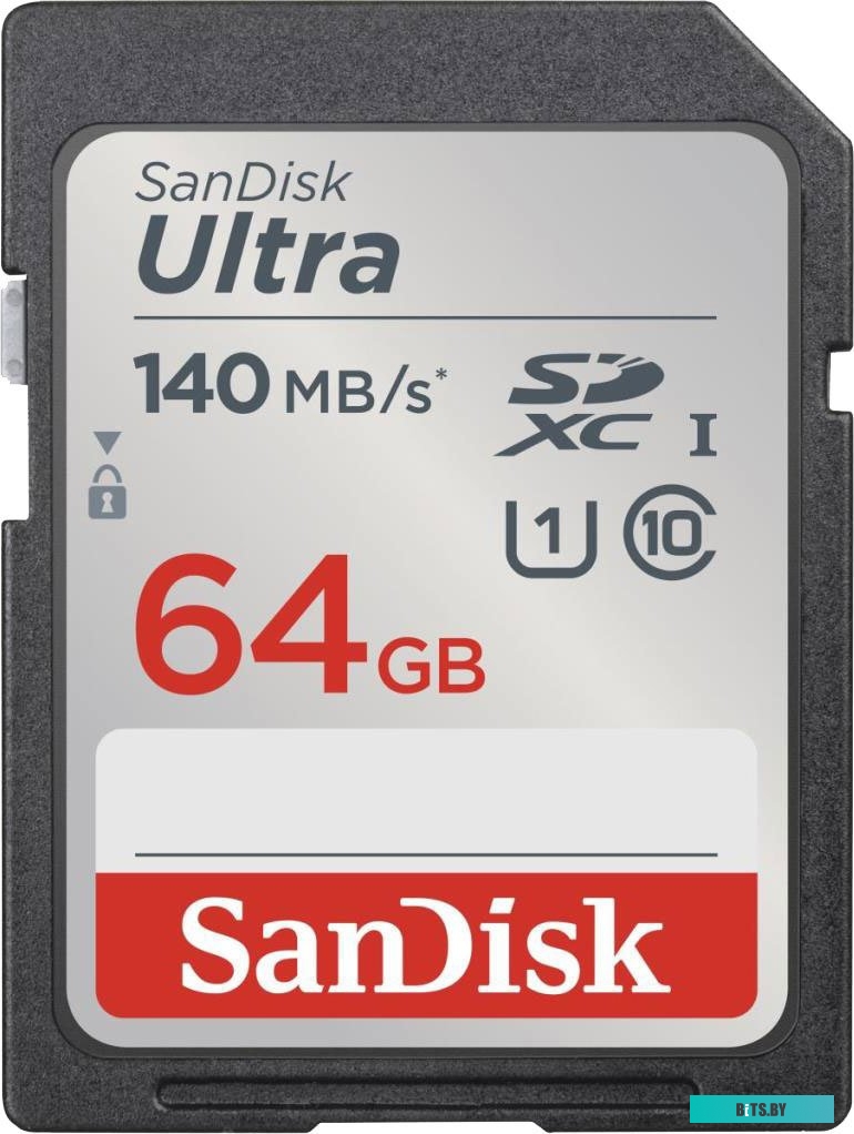 Карта памяти SanDisk Ultra SDXC SDSDUNB-064G-GN6IN 64GB