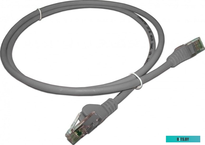 Кабель Патч-корд Lanmaster LAN-PC45/U5E-0.5-GY вилка RJ-45-вилка RJ-45 кат.5е 0.5м серый LSZH