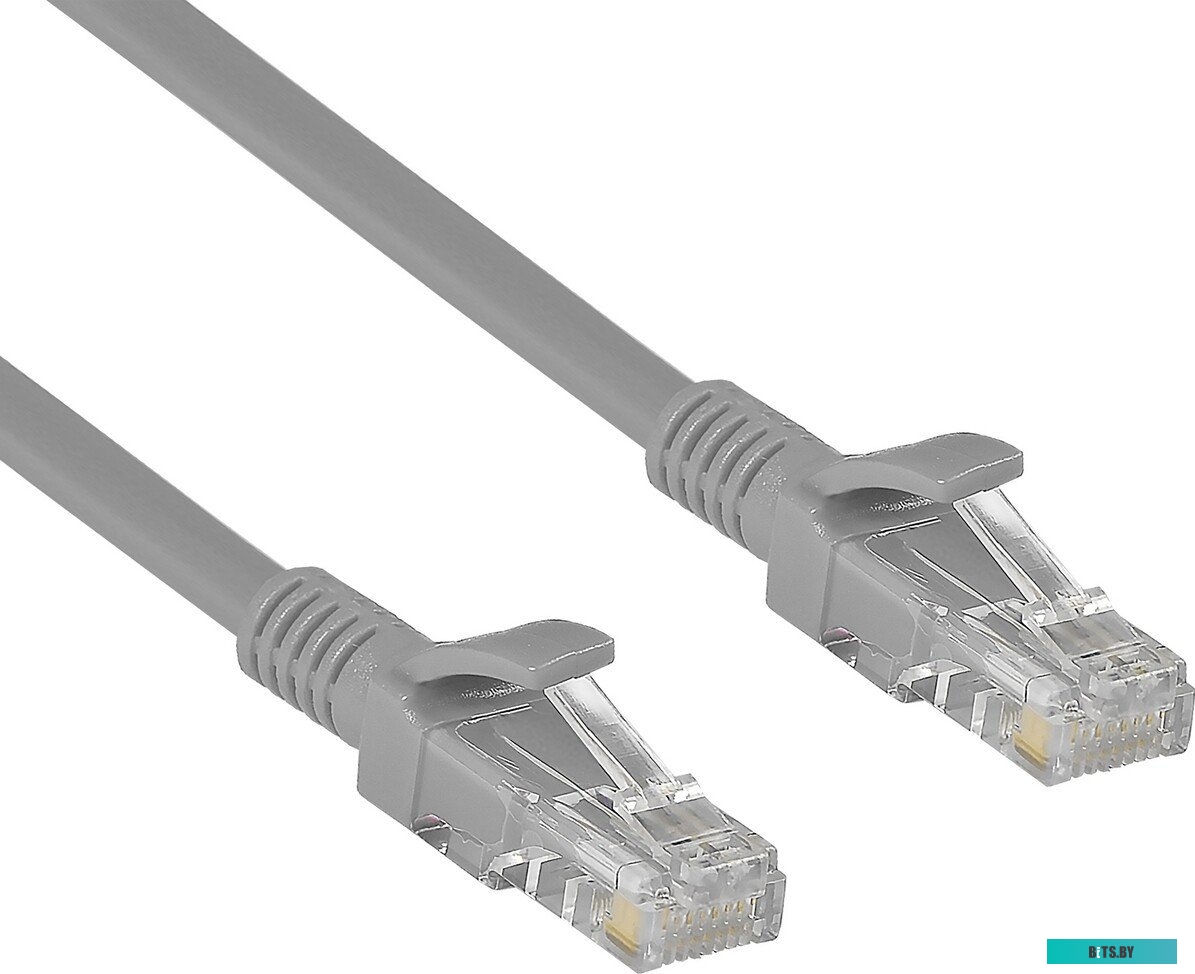 Патч-корд Exegate UTP-RJ45-RJ45-5e-1M-GY 1 м (серый) <EX138961RUS>