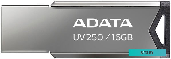 USB накопитель (Флешка) ADATA UV250 16GB (серебристый) <AUV250-16G-RBK>