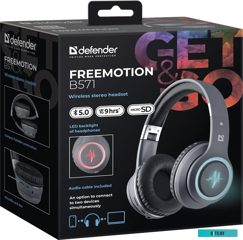 Наушники (Гарнитура) Defender FreeMotion B571 <63571>