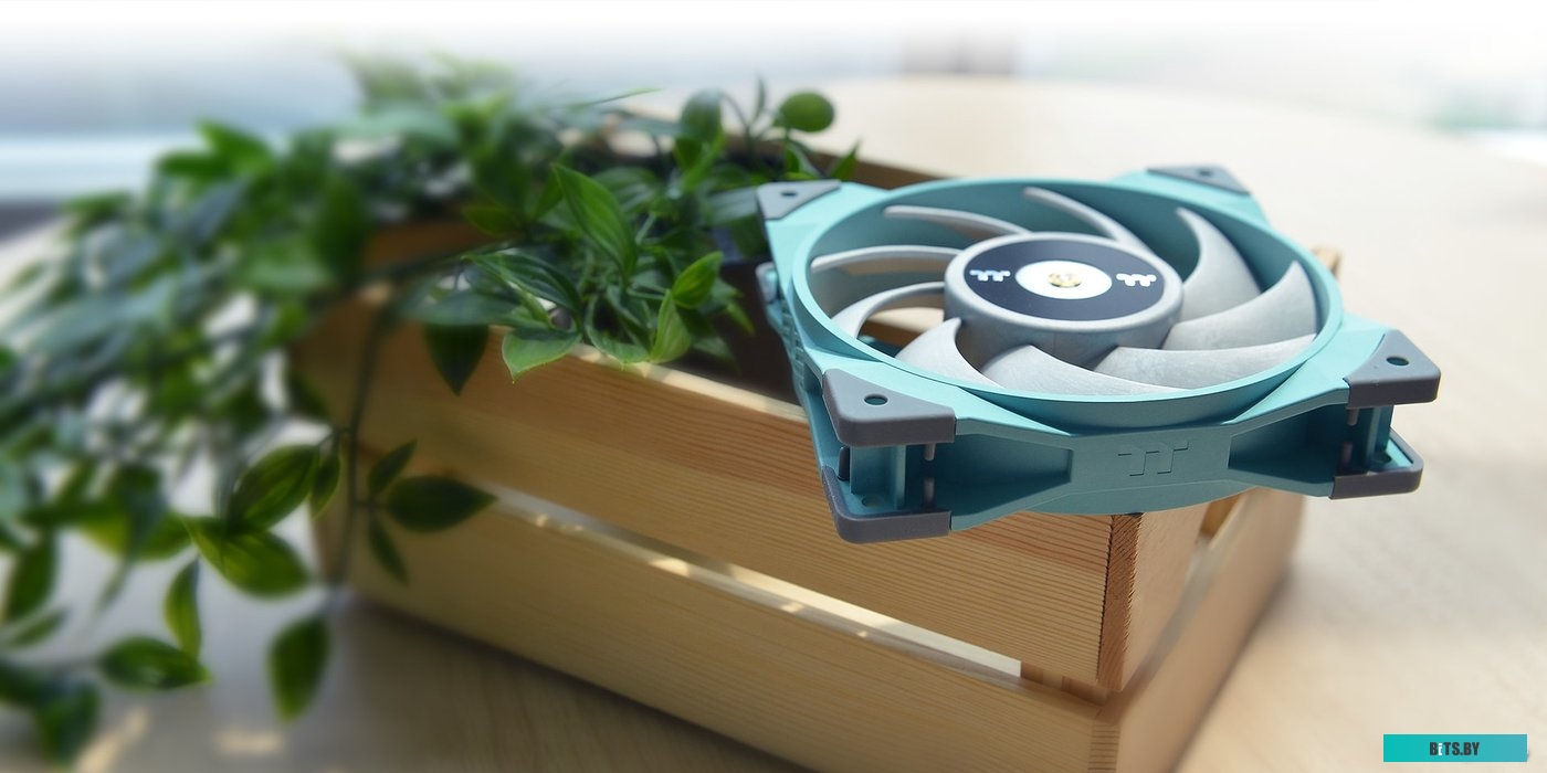 Вентилятор для корпуса Thermaltake ToughFan 12 Turquoise High CL-F117-PL12TQ-A