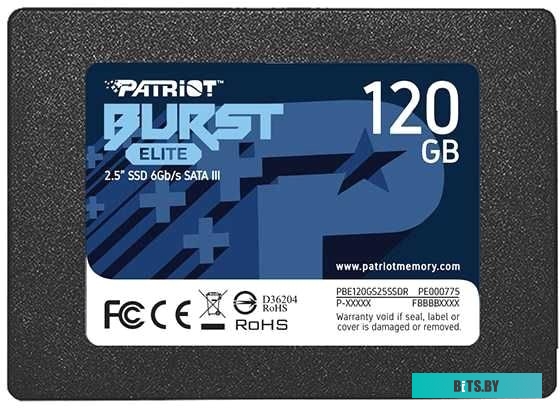 SSD Накопитель Patriot Burst Elite 120GB PBE120GS25SSDR