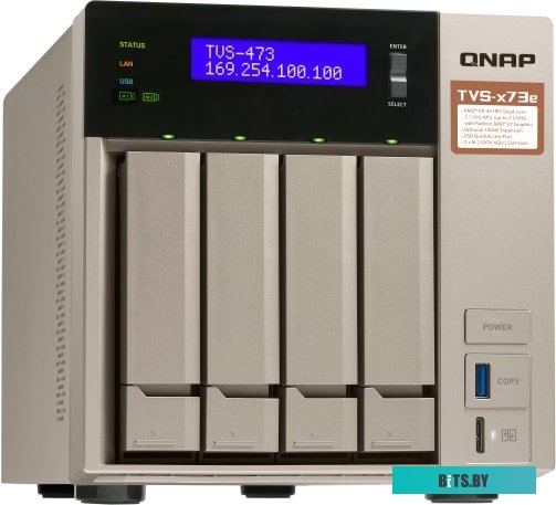 Сетевой накопитель (NAS) QNAP TVS-473E-8G