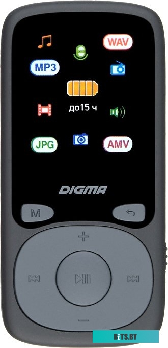 Плеер MP3 Digma B4 8GB (черный) <1132585>