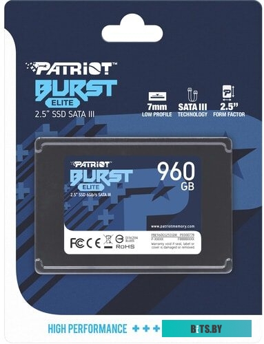 SSD Накопитель Patriot Burst Elite 960GB PBE960GS25SSDR