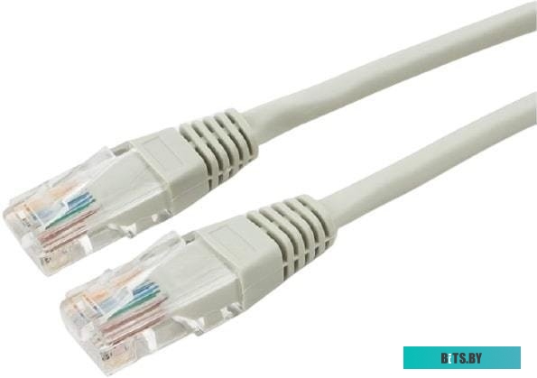 Патч-корд медный UTP Cablexpert PP10-0.25m кат.5, 0.25м, литой, многожильный (серый)