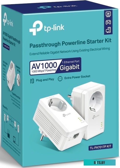Комплект powerline-адаптеров TP-Link TL-PA7017 KIT
