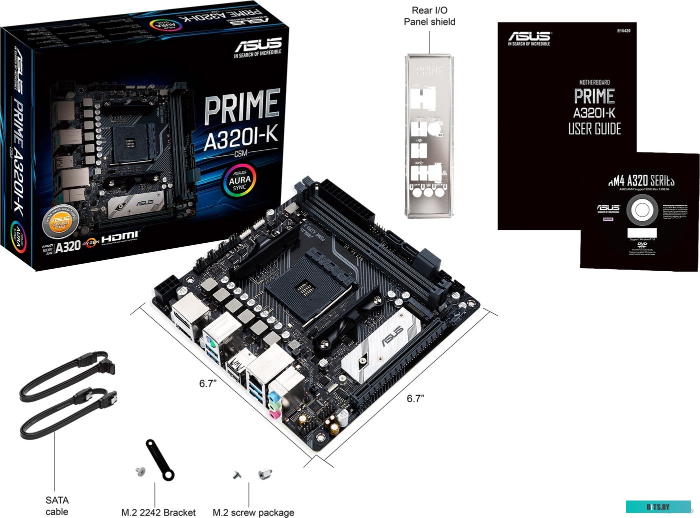 Материнская плата ASUS Prime A320I-K