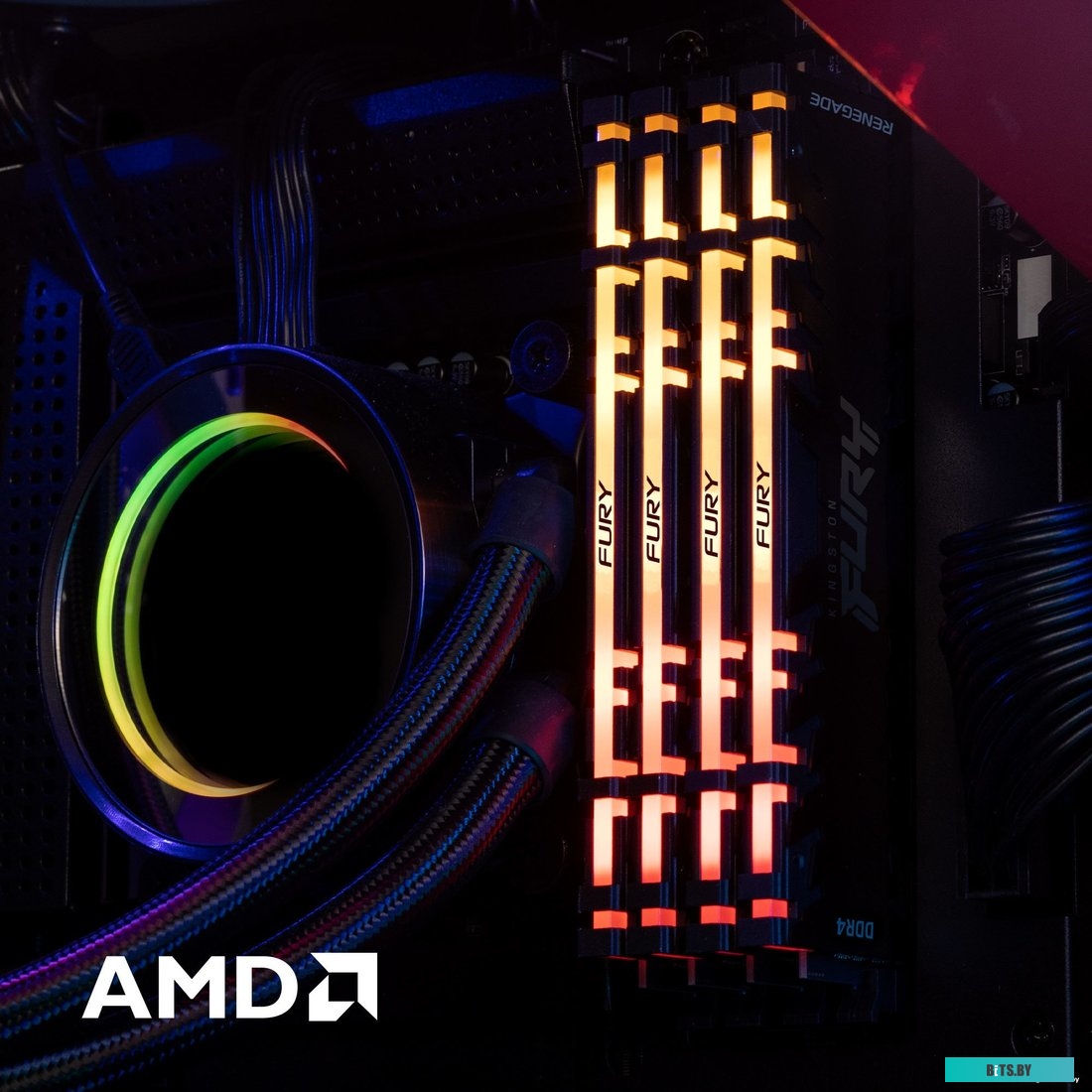 Модуль памяти Kingston FURY Renegade RGB 2x8GB DDR4 PC4-32000 KF440C19RBAK2/16