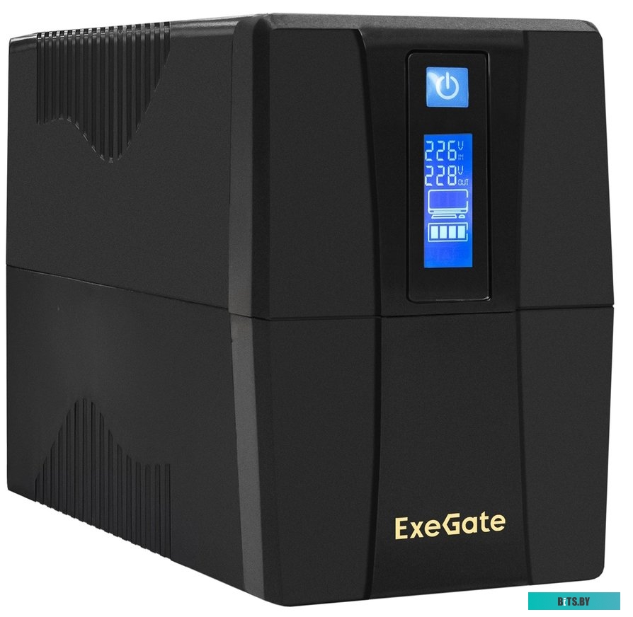 Источник бесперебойного питания (ИБП) ExeGate SpecialPro Smart LLB-600.LCD.AVR.EURO.RJ.USB <EP285580RUS>