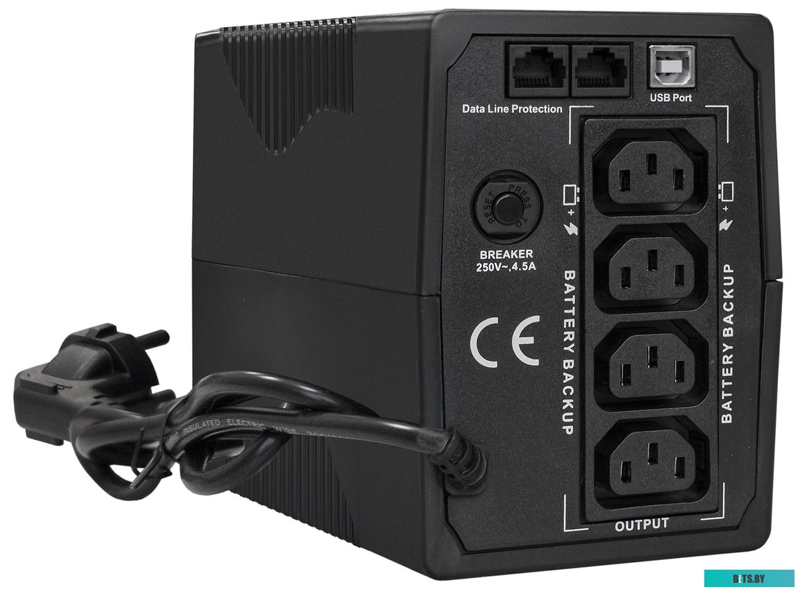 Источник бесперебойного питания (ИБП) ExeGate SpecialPro Smart LLB-600.LCD.AVR.EURO.RJ.USB <EP285580RUS>