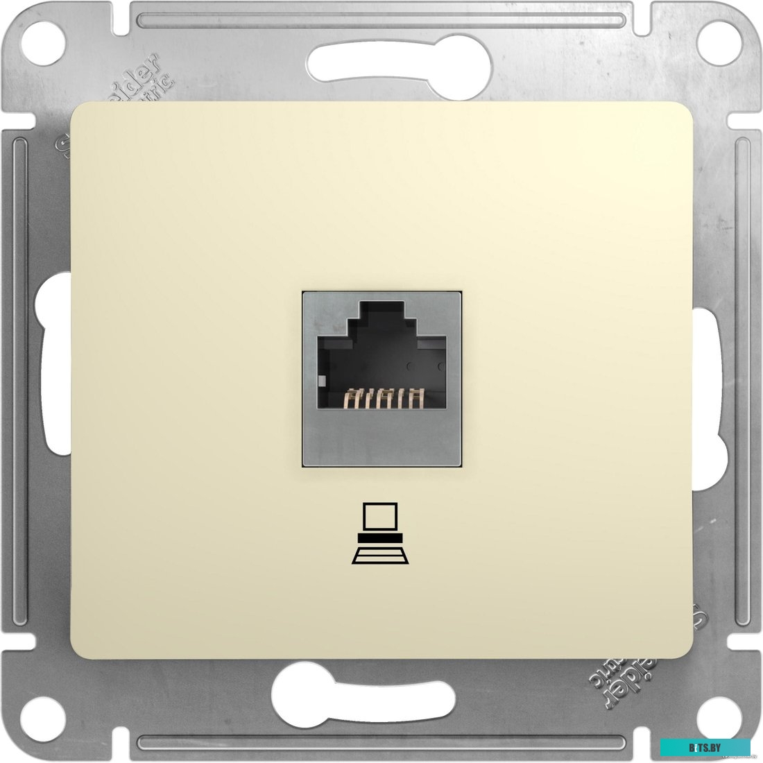 Розетка Schneider Electric Glossa GSL000281K (бежевый)