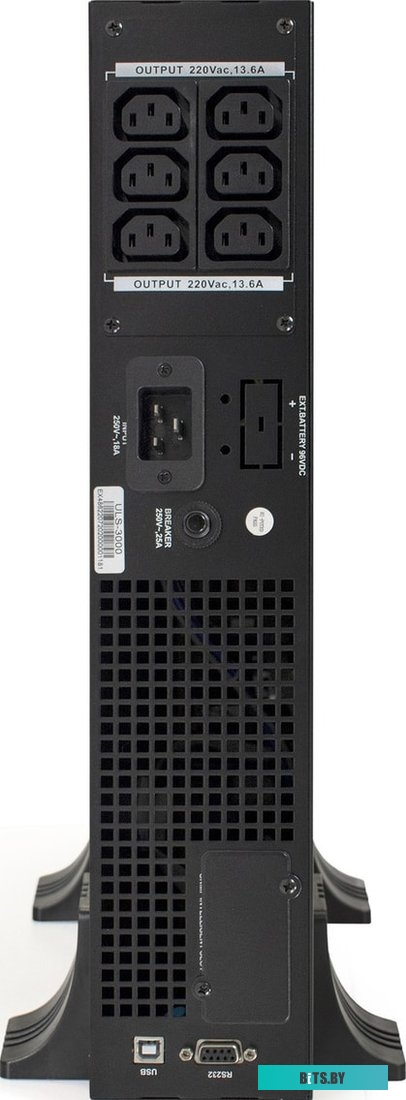 Источник бесперебойного питания (ИБП) ExeGate PowerExpert ULS-3000.LCD.AVR.C13.USB.RS232.SNMP.2U <EP285648RUS>