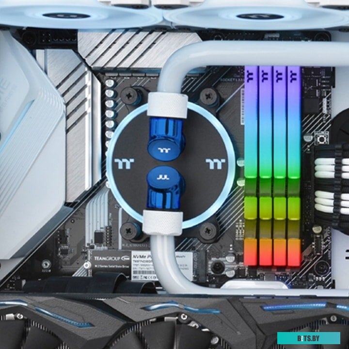 Фитинг Thermaltake Pacific G1/4 90 Degree Adapter Blue CL-W052-CU00BU-A