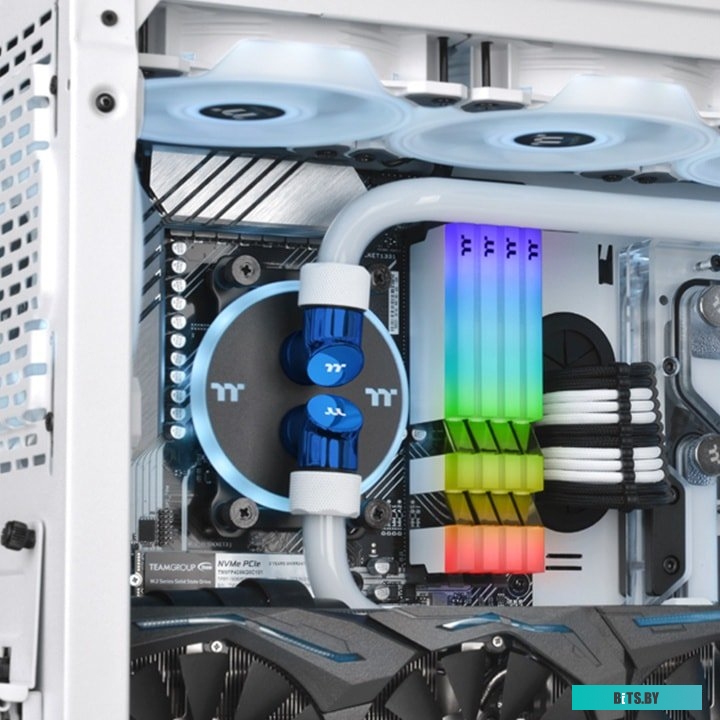Фитинг Thermaltake Pacific G1/4 90 Degree Adapter Blue CL-W052-CU00BU-A