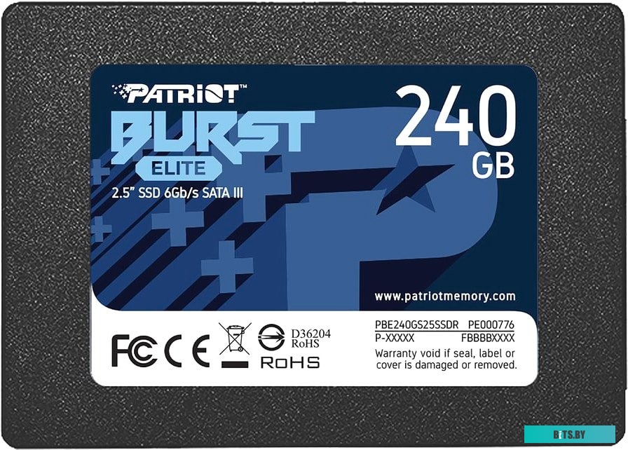 SSD Накопитель Patriot Burst Elite 240GB PBE240GS25SSDR