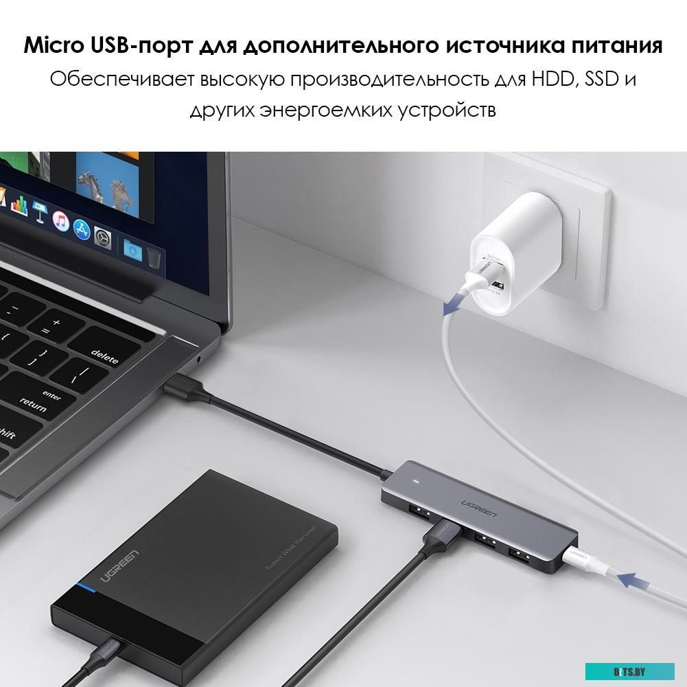 USB-хаб Ugreen CM219 50985