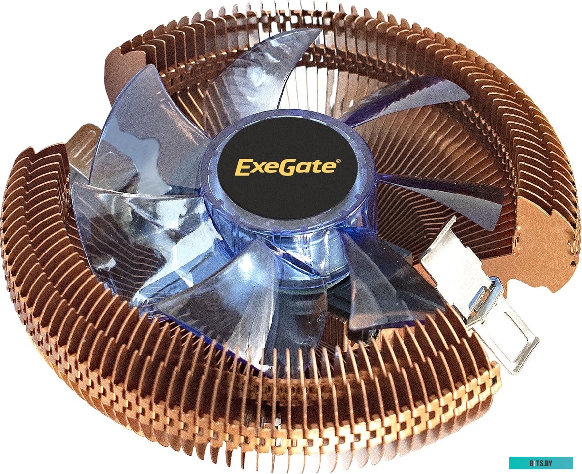 Кулер для процессора ExeGate EE91-PWM.Cu.BLUE EX286154RUS