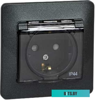 Розетка Schneider Electric Glossa GSL000748 (антрацит)