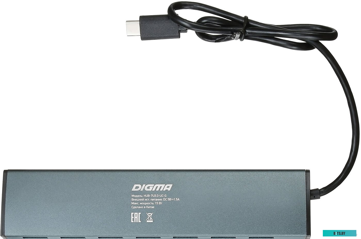 USB-хаб Digma HUB-7U3.0-UC-G