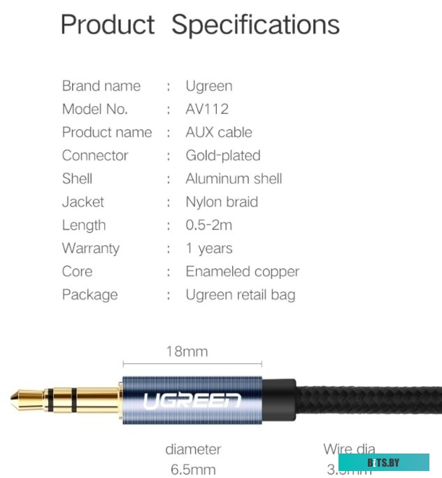 Кабель Ugreen AV112 60179