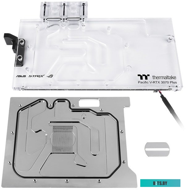 Водоблок для видеокарты Thermaltake Pacific V-RTX 3070 Plus ASUS ROG CL-W312-CU00SW-A