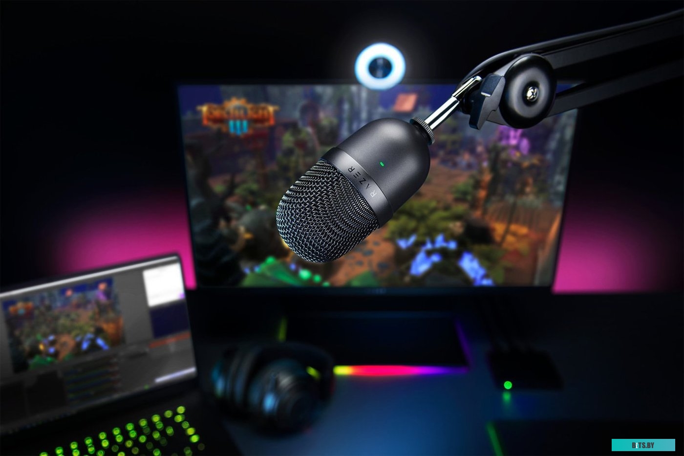 Микрофон Razer Seiren Mini черный <RZ19-03450100-R3M1>