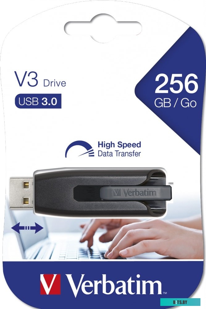 USB накопитель (Флешка) Verbatim Store 'n' Go V3 256GB <49168>