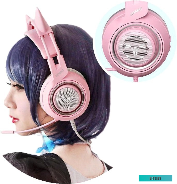 Наушники Somic G951 Pink <G9517P>